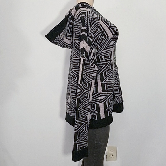 free people  wool lined pull over hoodie sweater S - Picture 2 of 8